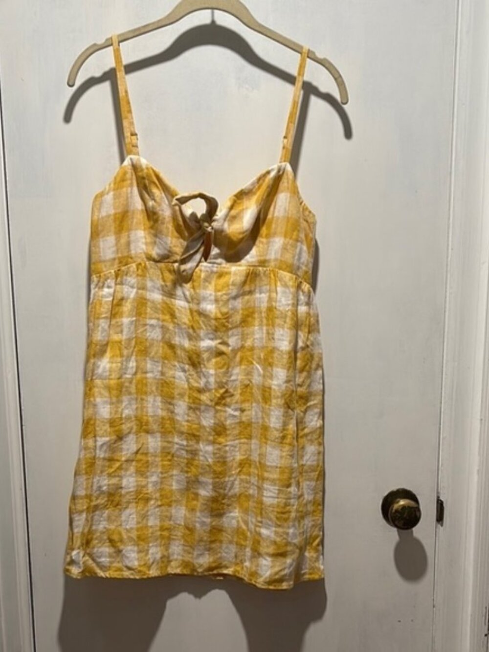 REFORMATION Ryland mini gingham dress